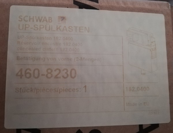 Schwab Unterputz-Spülkasten - 182.0400